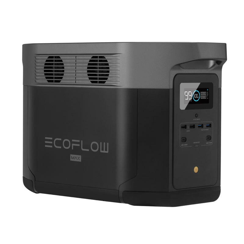Image of [US Direct] ECOFLOW Max 2016Wh 3400W Max Portable Power Station Emergency Energy Supply Portable Power Generator for Out